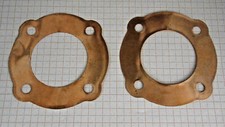 Zylinder Kopfdichtung ZÜNDAPP CS 25 Typ 448-14 - superdünn 0,1mm Kupfer 2 Stück