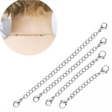 EDELSTAHL KETTENVERLÄNGERUNG VERLÄNGERUNG KETTE SILBER CHAIN DAMEN NECKLACE