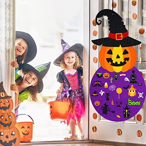 Halloween filz kürbis set - filz, 55