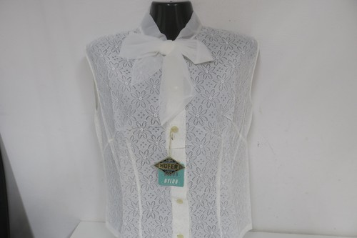 Vintage nylon bluse - -,