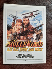 HÖLLENJAGD BIS ANS ENDE DER WELT | 1982 | CINEMA Karte | Tom Selleck