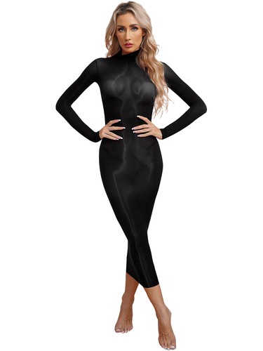Damen kleid glänzende - kleid,