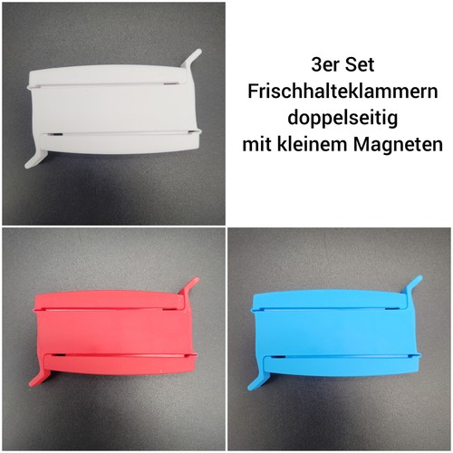 3er set verschlussclips - 3er,