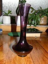 Glasvase  Violett  Lila