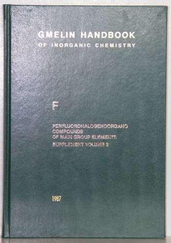 Gmelin handbook inorganic - of,