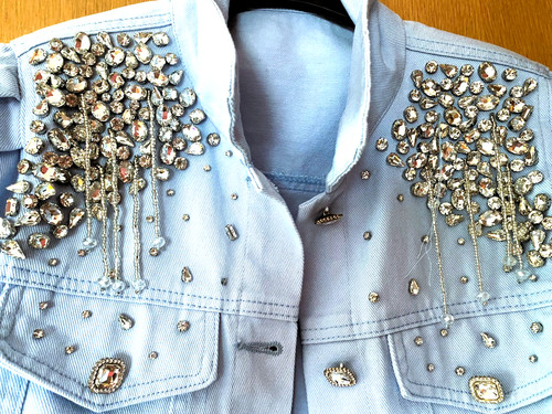 Jeansjacke hochzeit party - hochzeit,,