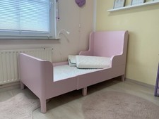 Kinderbett rosa, ausziehbar „Busunge“