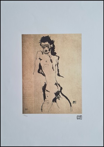 Egon schiele self portrait - schiele, *