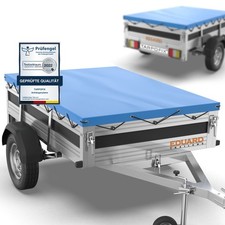 Anhängerplane 266x160 cm - Flachplane Abdeckplane + Planengummi für Eduard 2615