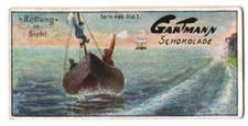Sammelbild Gartmann Schokolade Serie 496 Bild 5, Rettung in Sicht, Fischerleben 