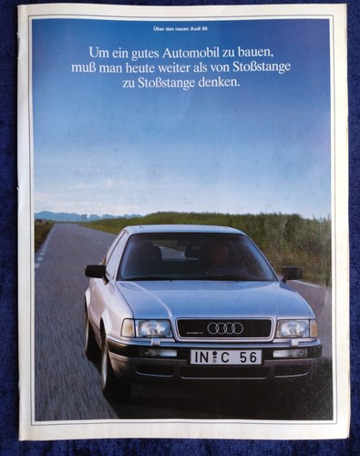 Audi prospekt 1991 - audi, 80