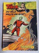 Tibor Held des Dschungels Heft 2 Hansrudi Wäscher Lehning Verlag Original 1961