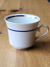 Winterling Tasse Kaffeegeschirr Marktleuthen Bavaria 7 cm blau Streifen Goldrand