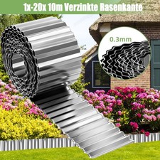 10m Verzinkte Rasenkante
