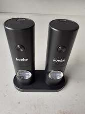 2x Gewürzstreuer Salz U. Pfeffer Elektrisch