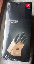 Zwilling vier Sterne Messerblock rostfreier Spezialstahl OVP
