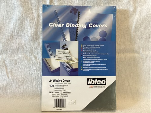 Ibico clear binding cover - binding,