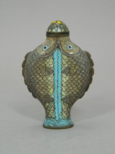 Emaillierte snuff bottle - emaillierte,