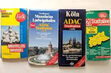 Bonn Brüssel Köln Mannheim Ludwigshafen Stadtplan Landkarte Städteführer ♥
