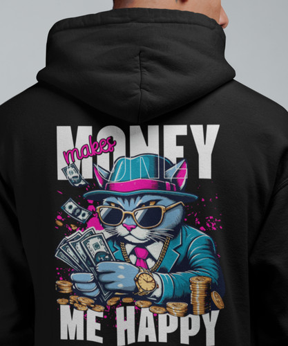 Herren hoodie money makes - hoodie, me