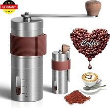 Manuelle Kaffe Mahlmühle Kaffeemühle Edelstahl Handkaffeemühle Coffee-Grinder DE