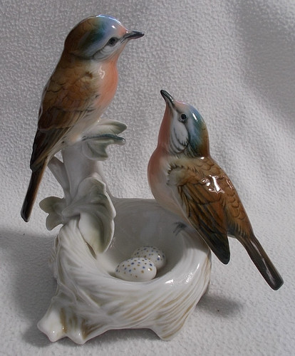 Vintage karl ens vogelpaar - vintage,