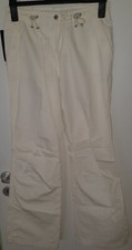 Damen Hose, Sporthose, Trainingshose, weiß,  Gr. 40