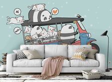 3D Cartoon Panda Dreirad