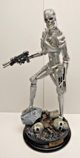 Terminator Arnold Schwarzenegger T 800 Figur Skulptur Einzelstück Top Zustand