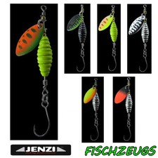 JENZI Spinner Blinker Einzelhaken UV Aktiv Spoon Forelle Barsch Hecht Zander 5g