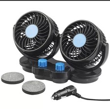 Lescars Kfz-Doppel-Ventilator