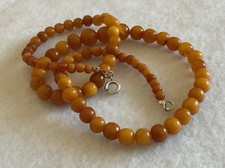 17,05g Bernstein Kette Butterscotch , ca 56cm Länge