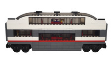 Lego City Zug Panorama Waggon Speisewagen Bahn passt zu Set 60051