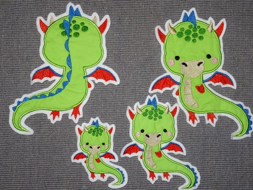 Drache vorderseite rückseite - drache,