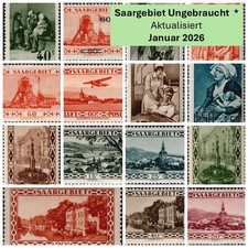 Saargebiet ungebraucht - saargebiet,