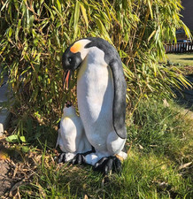 Figur Pinguin mit Kind 40cm