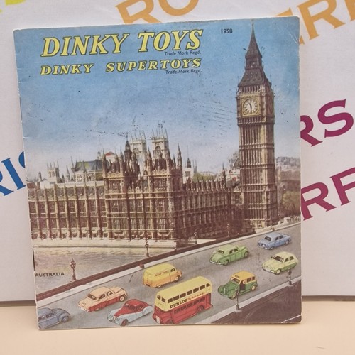 Dinky toys 1958 catalogue - dinky,