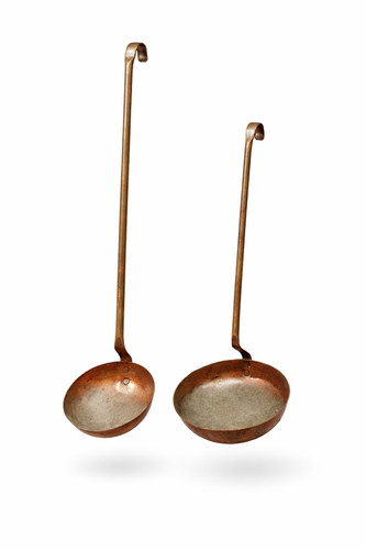 Kupfer schöpflöffel set - schöpflöffel,