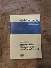 Standardfälle Handels- und Gesellschaftsrecht Sönke Willers - 9. Aufl. 2017 Jura
