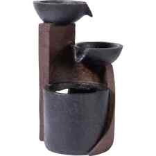 Dobar Zimmerbrunnen mit 3 Schalen Dekobrunnen Zierbrunnen Brunnen Wasserspiel