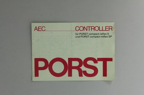 Anleitung manual porst aec - anleitung,