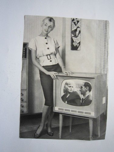 Werbeblatt fernsehgerät - fernsehgerät, "