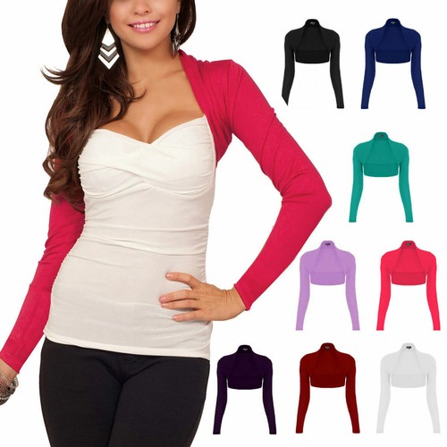 Damen langarm bolero jäckchen - langarm,