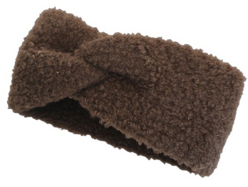 Damen stirnband teddyfell - damen,