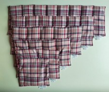 Dinkelkissen Körnerkissen Wärmekissen Flanell altrosa kariert abnehmbarer Bezug