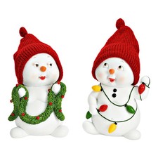 2er Set LUSTIGE SCHNEEMÄNNER