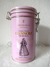 Vorratsdose Rund Metall LILA MAUVE Blechdose VINTAGE RETRO Greenomic Dose Leer!