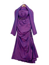 JUJU & CHRISTINE festliches Kleid Damen 36/S Lila Elegant Luxuriös Maxikleid