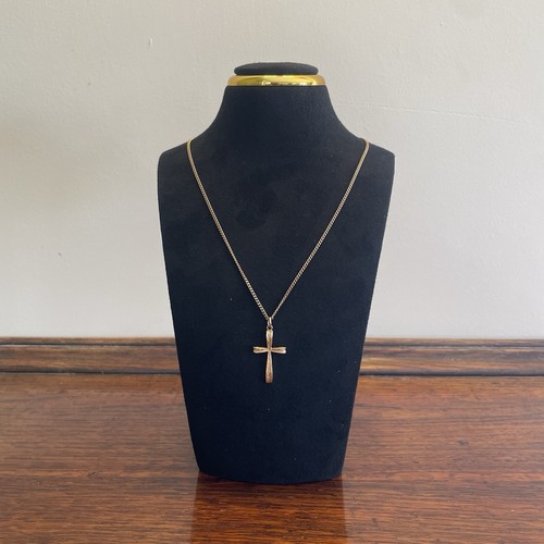 Massiv gelbgold kreuz - 9, kt