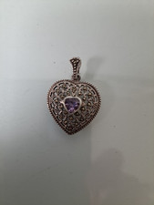 sehr schöner , alter Anhänger  , 925 Silber mit Amethysten und Markasit